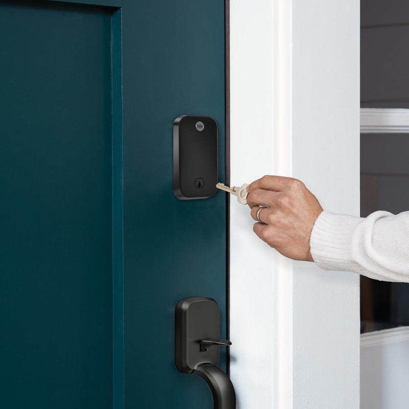 Yale Security قفل أمان Yale 2 Touch Deadbolt Oil مفروك برونزي قفل باب دخول ببصمة الإصبع البيومترية مع لوحة مفاتيح رقمية لإدخال الرمز (بدون واي فاي) YRD420-F-BLE-0BP - Image 3